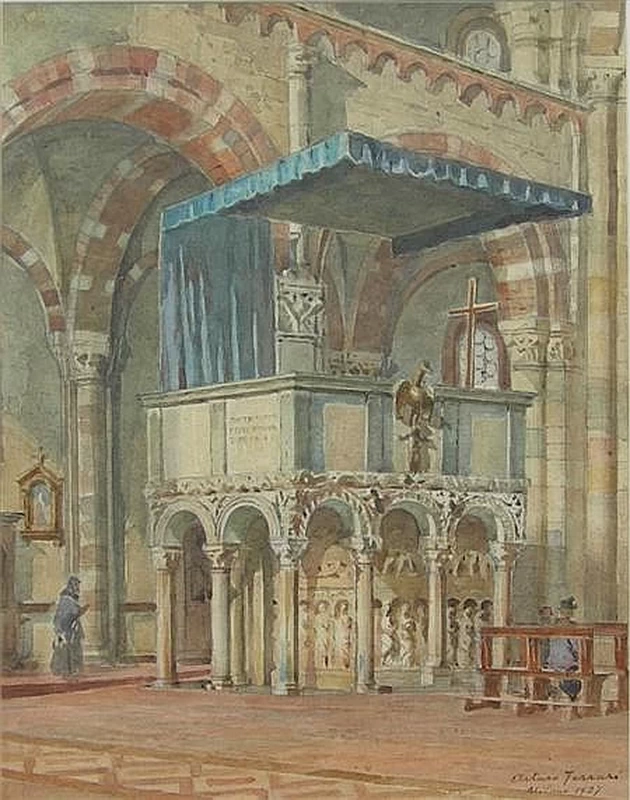 Pulpito medioevale in Sant'Ambrogio